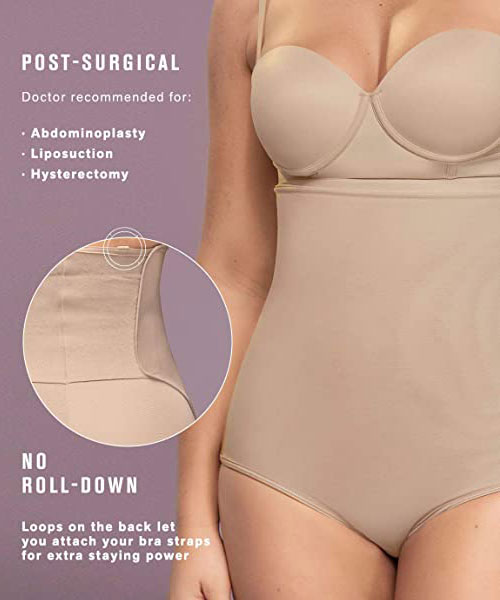High Waist Postpartum Tummy Control Belly Band Underwear